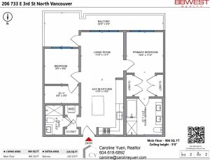 e 3rd north vancouver - september 2023 - floor plan