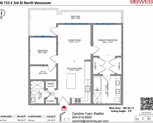 e 3rd north vancouver - september 2023 - floor plan