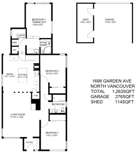 1698 Garden Avenue - floor plan