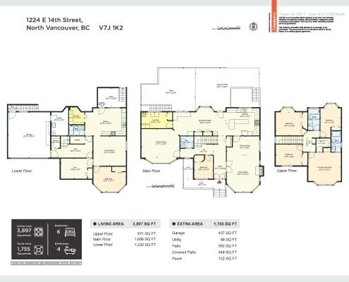 updated 1224 E 14th Street, North Vancouver BC V7J 1K2 - Floorplan- Unbranded R05